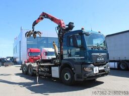 MAN TGS 26.470, EURO 6, 6X2, LIFTING AXLE, PALFINGER