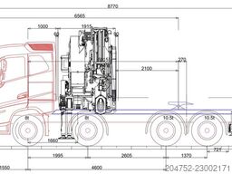 Volvo FH 540 FH 540 8X4 Palfinger PK 92002 SH + Jib