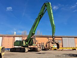 Sennebogen 850R with hydraulic rotating grapple