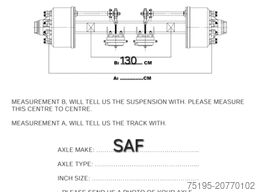 SAF DRUM BRAKE 130 CM