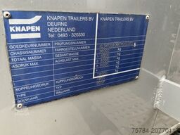 KNAPEN SCHUBBODEN 92QM, CARGOFLOOR, LIFT-LENK, FUNK, BPW, TÜV NEU