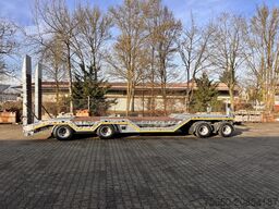 Möslein T 4 VB H1 R neuer 4 Achs Tieflader + Radmulden