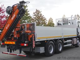 Renault C380 Comfort 6x4 / Atlas 172.3E crane