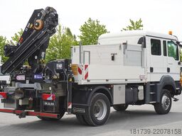 MAN TGM 13.250 4x4/ HIAB 088 E-3 HIDUO crane