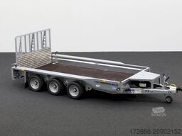 Ifor Williams GX126 TRIDEM | RAMPE 366X184CM 3500KG BAUMASCHINENANHÄNGER
