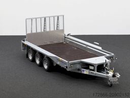 Ifor Williams GX126 TRIDEM | RAMPE 366X184CM 3500KG BAUMASCHINENANHÄNGER