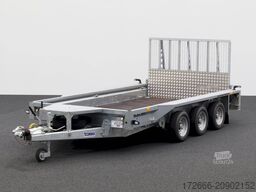 Ifor Williams GX126 TRIDEM | RAMPE 366X184CM 3500KG BAUMASCHINENANHÄNGER