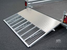 Ifor Williams GX126 TRIDEM | RAMPE 366X184CM 3500KG BAUMASCHINENANHÄNGER