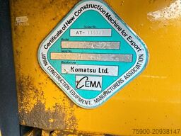 KOMATSU D61 PXI GPS 3 D Klappschild Ripper