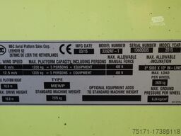 MEC 3392RT-T Diesel, 4x4 Drive, 12m Working Height, 12