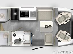 EURAMOBIL Xtura XT 686  EF, Dachklima