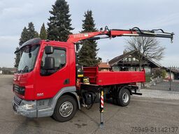 DAF LF 220 10To. 3.S. Kipper/Kran Fassi F65,