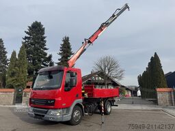 DAF LF 220 10To. 3.S. Kipper/Kran Fassi F65,