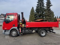 DAF LF 220 10To. 3.S. Kipper/Kran Fassi F65,