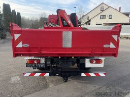 DAF LF 220 10To. 3.S. Kipper/Kran Fassi F65,