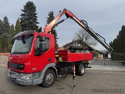 DAF LF 220 10To. 3.S. Kipper/Kran Fassi F65,