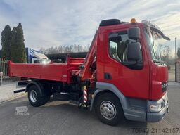 DAF LF 220 10To. 3.S. Kipper/Kran Fassi F65,