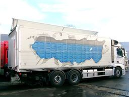 MERCEDES-BENZ 2546 Actros*kpl Zug*2x 7,7 m*2xLBW*Lift/Lenk*Ret