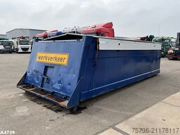 Container 21m³ met Hydraulische milieukleppen 