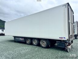 Schmitz Cargobull box semi-trailer with refrigeration unit and load