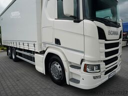 SCANIA R 450  / FIRANKA  7,7 m / 6x2 / DACH PODNOSZONY