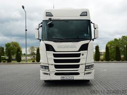 SCANIA R 450  / FIRANKA  7,7 m / 6x2 / DACH PODNOSZONY