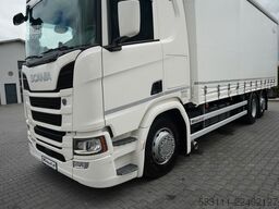 SCANIA R 450  / FIRANKA  7,7 m / 6x2 / DACH PODNOSZONY