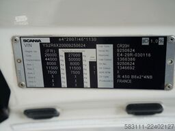SCANIA R 450  / FIRANKA  7,7 m / 6x2 / DACH PODNOSZONY
