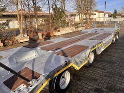 Möslein T 4 VB H1 R  neuer 4 Achs Tieflader + Radmulden