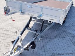 Martz Universal Anhänger 3,5t  507x210cm Hochlader Maschinentransporter