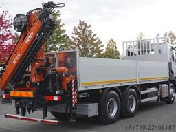 Renault C380 Comfort 6x4 / Atlas 172.3E crane