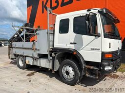 Mercedes-Benz Atego 1225 4x4 HIAB 088E-4 / PLATFORM L=3544 mm