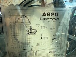 LIEBHERR A 920 Litronic Mobilbagger *10.932h