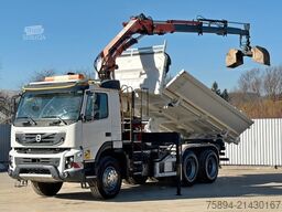 VOLVO FMX 410 Kipper 5,10m *ATLAS 165.2E/FUNK *6x4