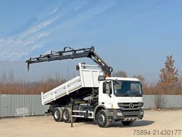MERCEDES-BENZ ACTROS 2641*KIPPER 6,00 m + KRAN/FUNK *6x4* TOP
