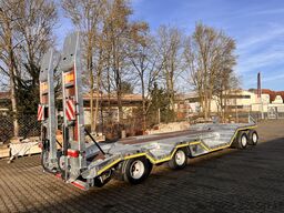 Möslein T 4 VB H1 R  neuer 4 Achs Tieflader + Radmulden