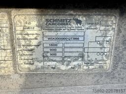 Schmitz Cargobull AWF 18 / BDF / 2 x Achsen