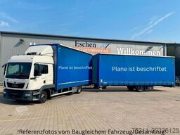 MAN TGL 12.250 | JUMBO-ZUG*2x Tank*AC*beids. Gardine