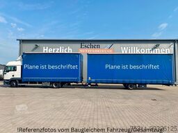 MAN TGL 12.250 | JUMBO-ZUG*2x Tank*AC*beids. Gardine