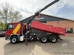 Mercedes-Benz Actros 2644 L 6X4 3 Zijden kipper + MKG Kraan/C...