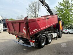 Mercedes-Benz Actros 2644 L 6X4 3 Zijden kipper + MKG Kraan/C...