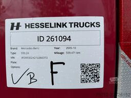 Mercedes-Benz Actros 2644 L 6X4 3 Zijden kipper + MKG Kraan/C...