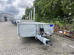 Möslein THT 11- G 6,2  Tandem Pritsche- Tieflader mit Rungentaschen