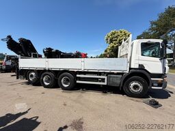 Scania P380 8x4 TRIDEM + CRANE HIAB 244 E-7 - PLATFORM...