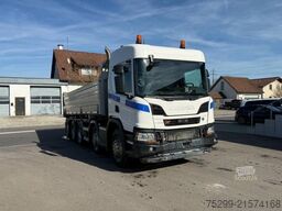 Scania P500 XT 10x4*6 1. Antriebsachse Schaden