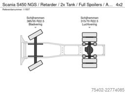 Scania S450 NGS / Retarder / 2x Tank / Full Spoilers /...