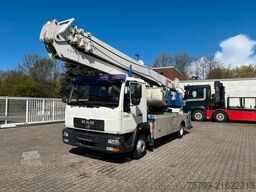 MAN 8.180 Dachdeckerkran Klaas Arbeitskorb 34m
