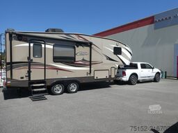 Cougar  Keystone  + RAM  1500 Kombination Dodge RAM 1500 und Cougar by Keystone 25RKS Wohnsattelauflieger