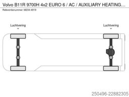 Volvo B11R 9700H 4x2 EURO 6 / AC / AUXILIARY HEATING ...