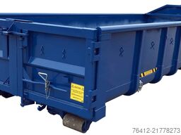 A1 Container Normbehälter 15 m³ Doppelflügeltür ? RAL 5010 Enzianblau ? Abrollcontainer